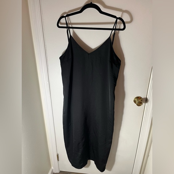 A New Day Black Satin Dress - Picture 5 of 8